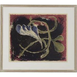 Litografia kolorowa – Paul Holsby – Jordblomster – 1960