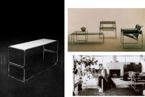 Niski stolik kawowy Laccio Kiga – proj. Marcel Breuer – Gavina – Włochy – lata 60